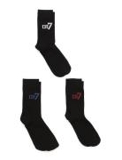 Cr7 Kids Socks 3-Pack Sukat Black CR7