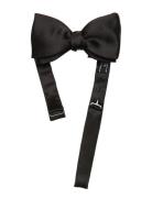 Ceremony Self Tie Rusetti Black Amanda Christensen