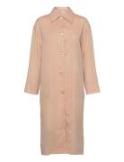 Georgia Coat Dress Polvipituinen Mekko Beige Filippa K