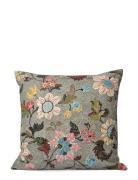 C/C 50X50 Grey Flower Linen Home Textiles Cushions & Blankets Cushion ...