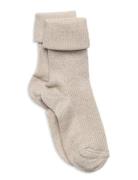 Ida Glitter Socks Sukat Beige Mp Denmark