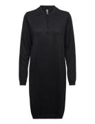 Cuannemarie Polo Dress Polvipituinen Mekko Black Culture