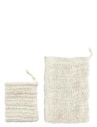 Clean Shower Scrubbers 2 Pack Kuorinta-aine Vartalonkuorinta Beige Met...