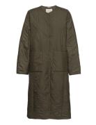 Recycle Polyester Coat Tikkitakki Khaki Green Rosemunde