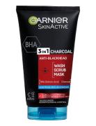 Garnier Skinactive Pureactive 3-In-1 Charcoal 150 Ml Kasvojenpuhdistus...