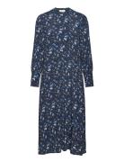 Ray Dress Polvipituinen Mekko Navy NORR