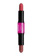 Wonder Stick Dual-Ended Cream Blush Stick Poskipuna Meikki Red NYX Pro...