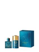 Gift Set Eros Pour Homme Edt + Deo Stick Hajuvesi Eau De Parfum Nude V...