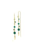 Majesty Long Earring Korvakoru Korut Green Izabel Camille