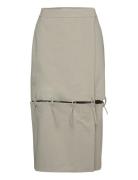 Gabriela Skirt Polvipituinen Hame Beige HOLZWEILER