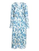 Tasha - Floral Elements Polvipituinen Mekko Blue Day Birger Et Mikkels...