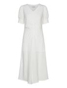 Mella Dress Polvipituinen Mekko White Noella