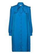 Bellah Carmela Dress Polvipituinen Mekko Blue MOS MOSH