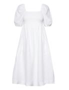 Edda Linen Dress Polvipituinen Mekko White Ella&il