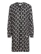 Kakarina Amber Dress Polvipituinen Mekko Black Kaffe