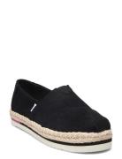 Alpargata Platform Rope Matalat Sandaalit Espadrillot Black TOMS