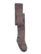 Wool Tights - Anti-Slip Sukkahousut Beige Melton