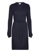 Mlnewlina O Neck L/S Knit Abk Dress Polvipituinen Mekko Navy Mamalicio...