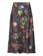 Skirt In Glowing Print Polvipituinen Hame Black Coster Copenhagen