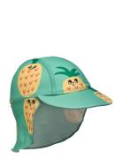 Sunprotection Swim Cap Uimalakki Green Lindex