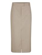 Sharo Skirt Polvipituinen Hame Beige Second Female