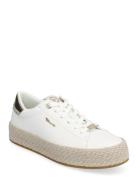 Women Lace-Up Matalavartiset Sneakerit Tennarit White Tamaris