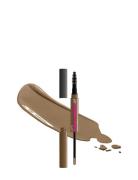 Zero To Brow Longwear Brow Gel- Taupe Kulmageeli Meikki Beige NYX Prof...