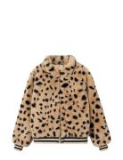 Nkfmindy Faux Fur Jacket Leo Takki Beige Name It