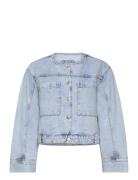 Ninni Denim Jacket Farkkutakki Denimtakki Blue NORR