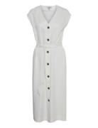 Byilini Dress - Polvipituinen Mekko White B.young