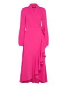 Lotuscras Dress Maksimekko Juhlamekko Pink Cras