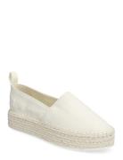 Platform Espadrille Ml Btw Matalat Sandaalit Espadrillot Cream Calvin ...