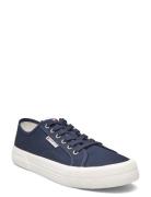 Tjm Lace Up Canvas Color Matalavartiset Sneakerit Tennarit Navy Tommy ...