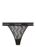 String Thong Stringit Alusvaatteet Black Calvin Klein