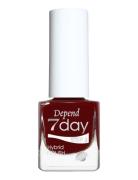 7Day Hybrid Polish 7297 Kynsilakka Meikki Burgundy Depend Cosmetic