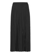 Slfalice-Alexis Mw Midi Plisse Skirt Polvipituinen Hame Black Selected...