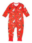 Strongest Pyjamas Pyjama Sie Jumpsuit Haalari Red Martinex