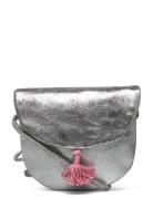 Leather Metallic Bag Tote Laukku Silver Mango