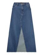 Maxi Skirt Pitkä Hame Blue Lee Jeans