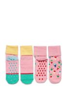 2-Pack Kids Ice Cream Anti-Slip Socks Jarrusukat Multi/patterned Happy...