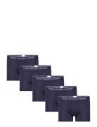 Bci Cotton/Elastane-5Pk-Trn Bokserit Navy Polo Ralph Lauren Underwear