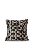 C/C 50X50 Black Hexagon Home Textiles Cushions & Blankets Cushion Cove...