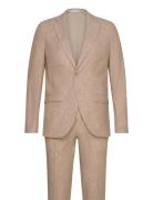 Jprriviera Linen Suit Slim Fit Sn Puku Beige Jack & J S