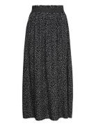 Onlvenedig Aop Life Long Skirt Wvn Noos Pitkä Hame Black ONLY