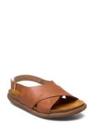 Sandals - Flat - Open Toe - Op Matalapohjaiset Sandaalit Brown ANGULUS