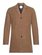 Jjzac Wool Coat Villakangastakki Pitkä Takki Beige Jack & J S