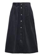 Charlottenn Skirt Polvipituinen Hame Navy Noa Noa