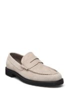 Penny Loafer - Earth Suede Loaferit Matalat Kengät Beige Garment Proje...