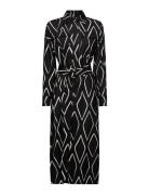 Dresses Light Woven Polvipituinen Mekko Black Esprit Casual