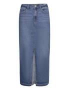 Viray Hw Ancle Denim Skirt Mbd Polvipituinen Hame Blue Vila